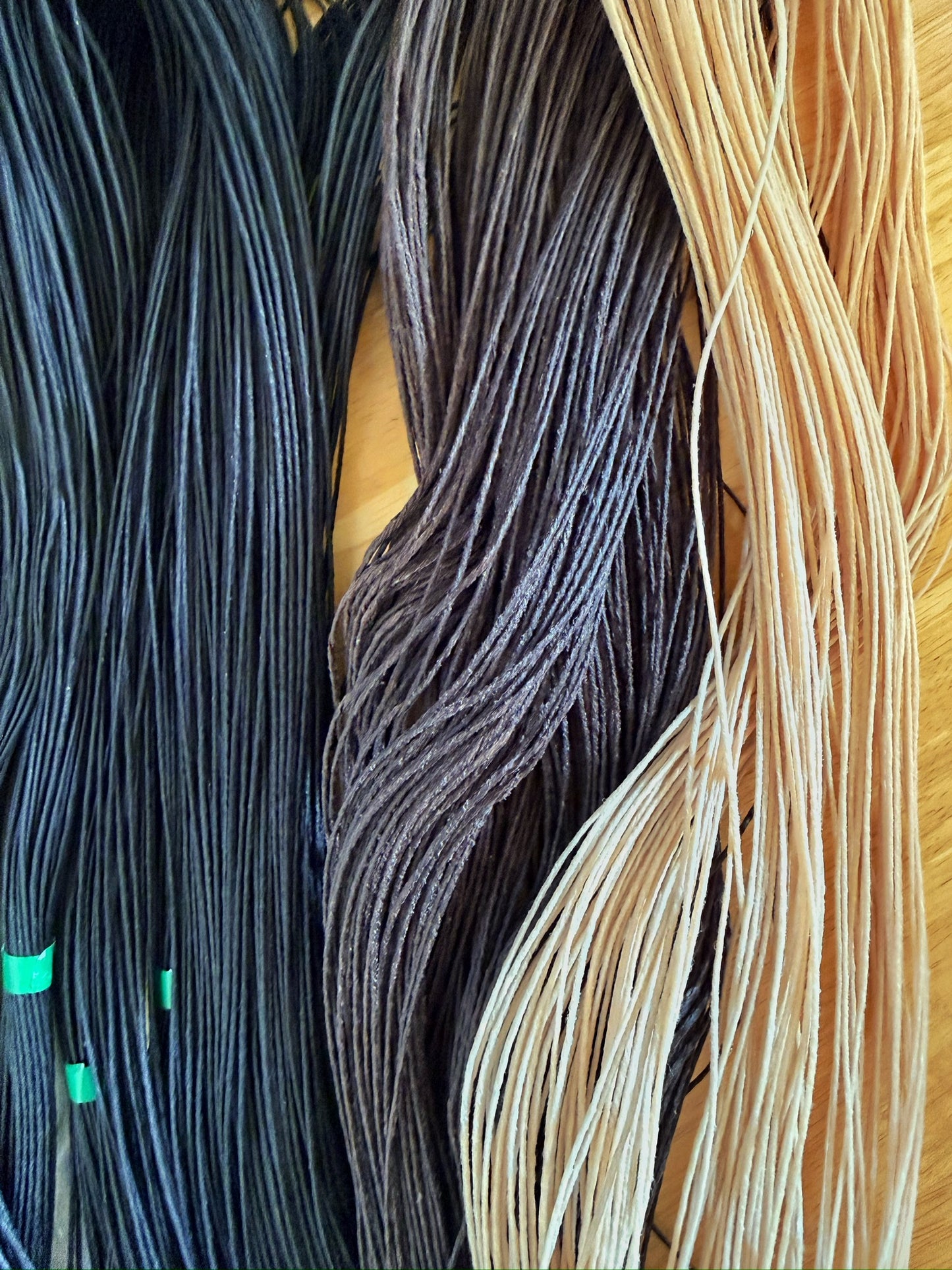 Pre-tapered Welting and Soling Thread, 24 pcs in one package, 110" long