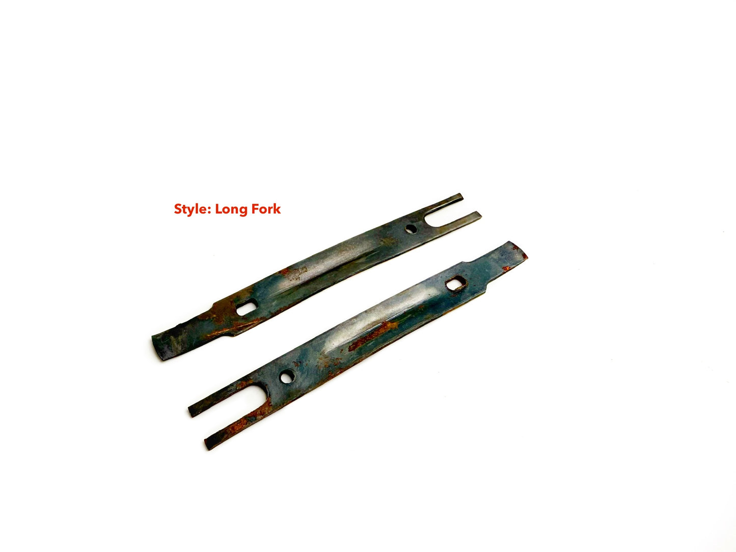 metal shank long fork