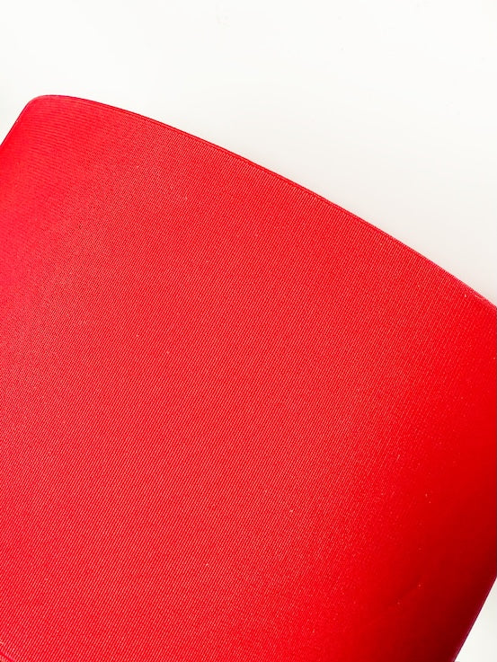 red flat elastic