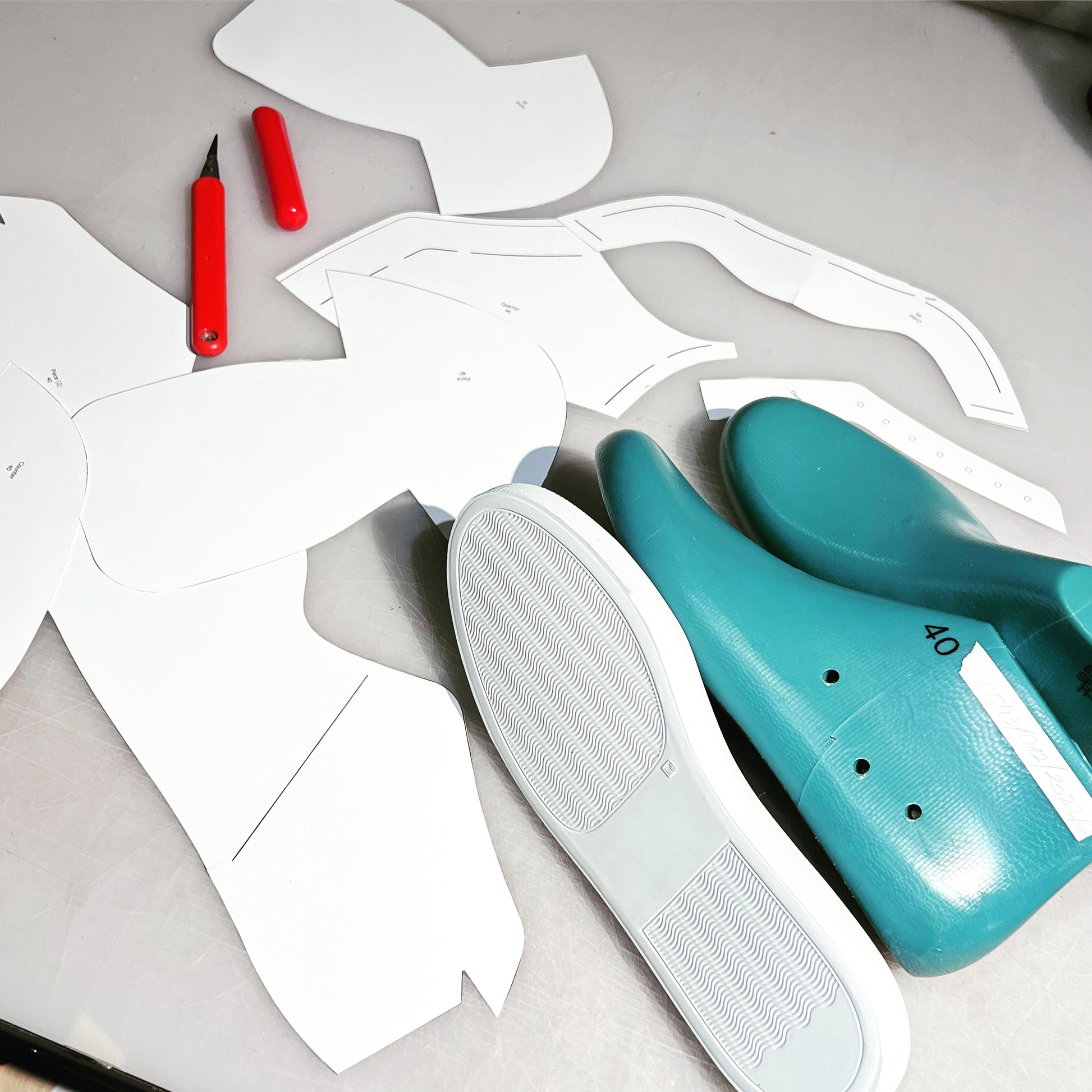 sneaker design and pattern