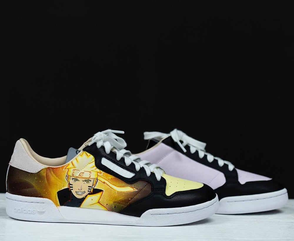 Naruto Customization by Arnau Caballero Paints: TNC119500025A Tarrago Sneakers Paint Photocromic Yellow 950 TNC119510025A Tarrago Sneakers Paint Photocromic Violet 951 Credits: @arnaucaballero_art