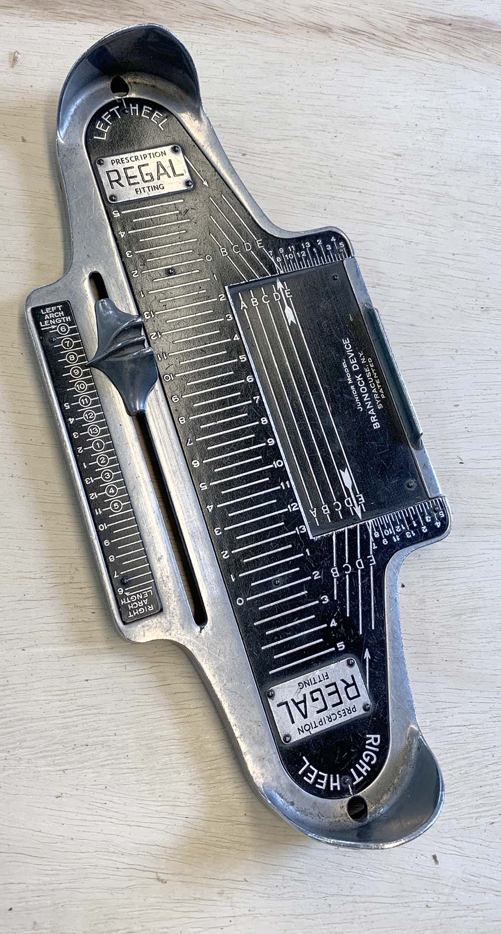 Brannock Device - Foot measuring tool
