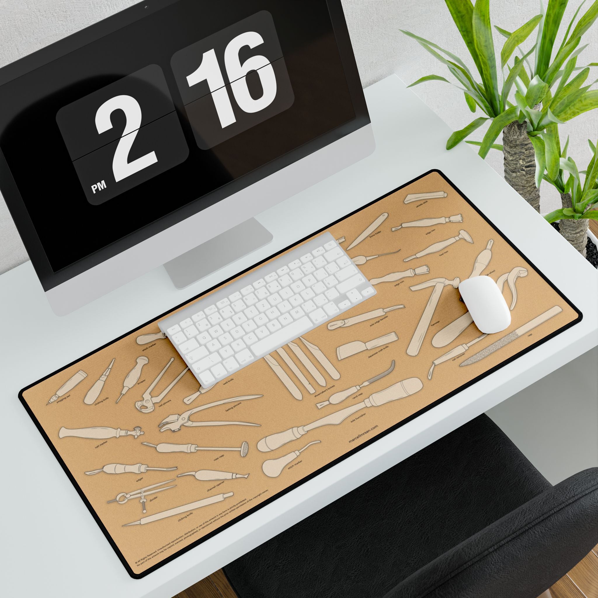 Traditional tools of Shoemaking - Desk Mat – ZEGZUG