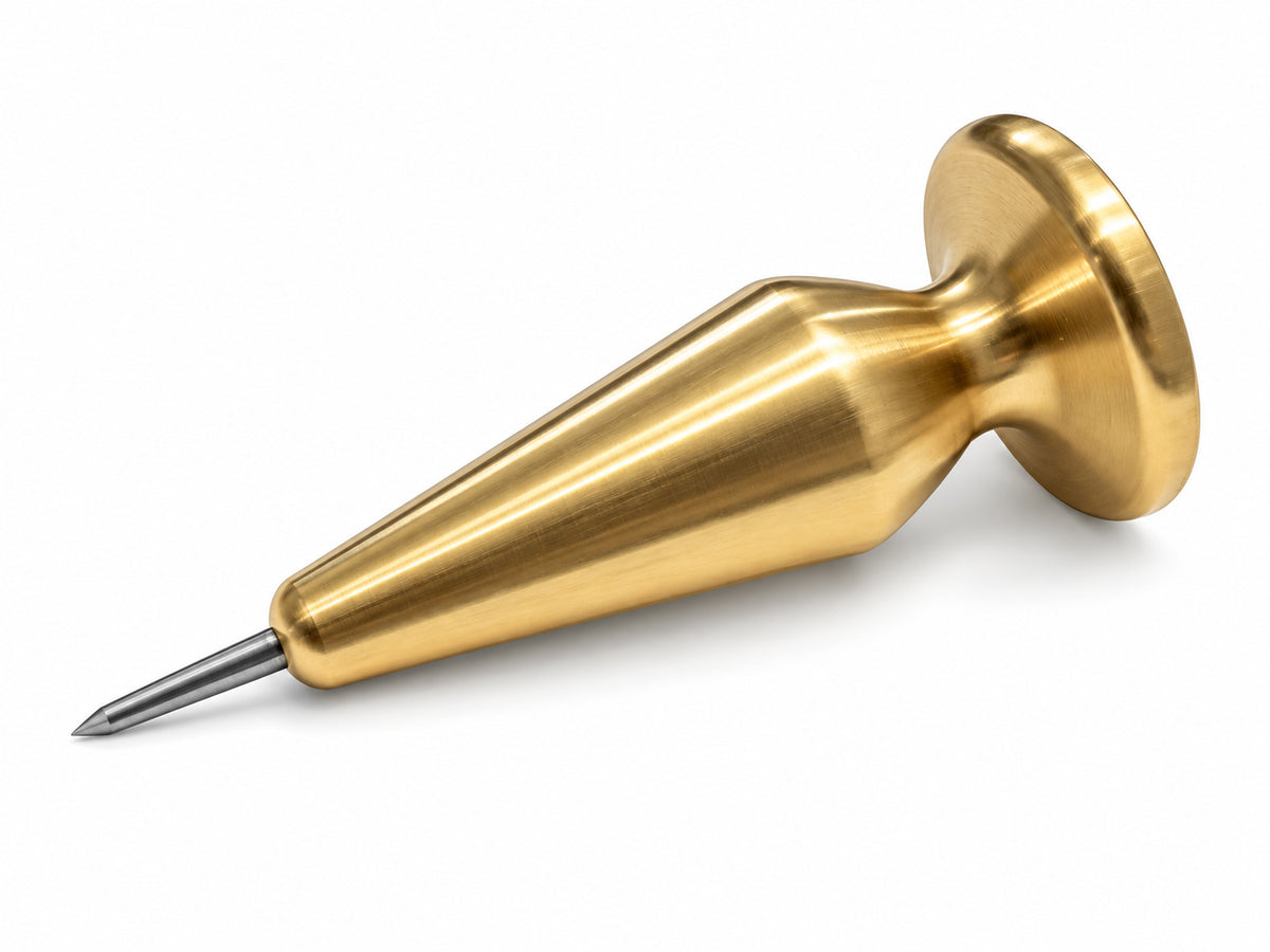 Folding Hammer – Brass Handle, Steel Tip 2.0 version, New Design!