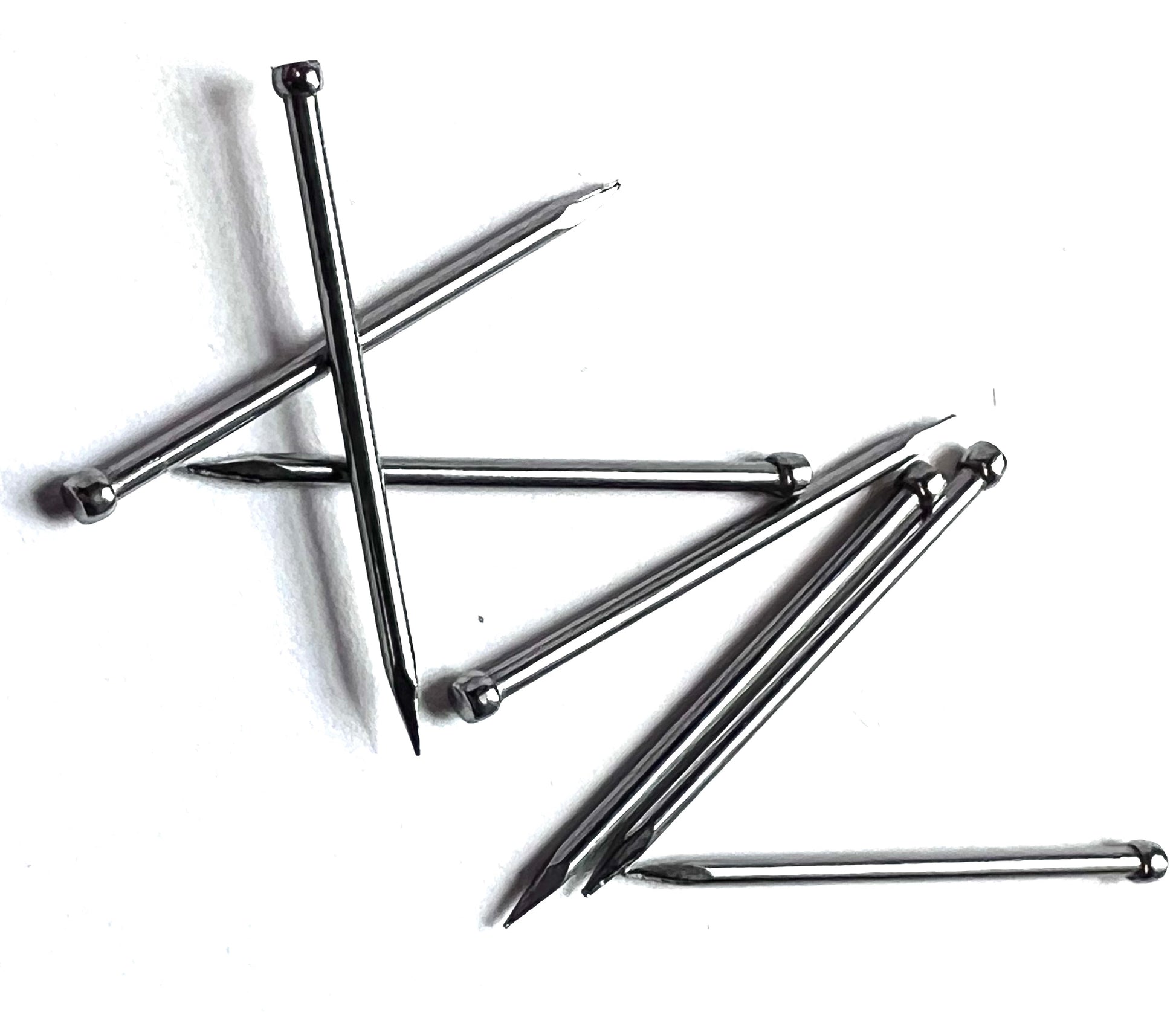 sharp steel Italian made nails for lasting