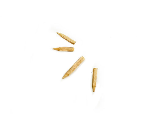 wooden pegs for shoe making in various sizes