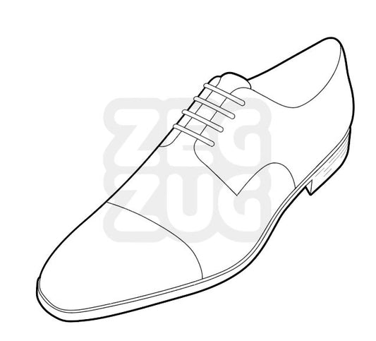 Pattern Set for Derby Shoe