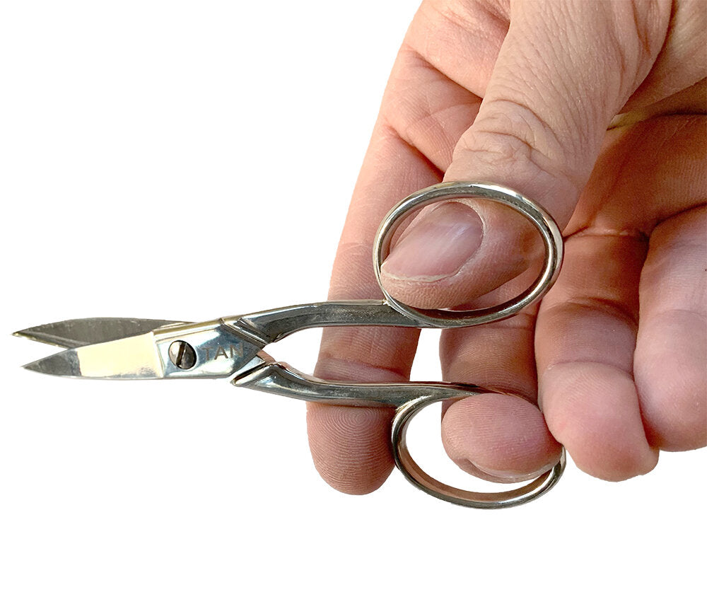 Curved Blade Upper-making Scissors