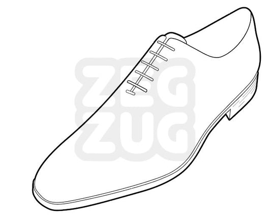 Pattern Set for Wholecut Shoe